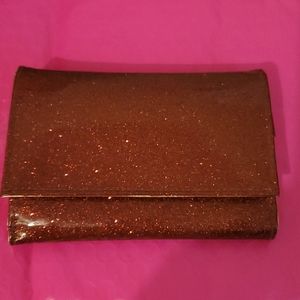 Kris Folly Brown Glitter Wallet